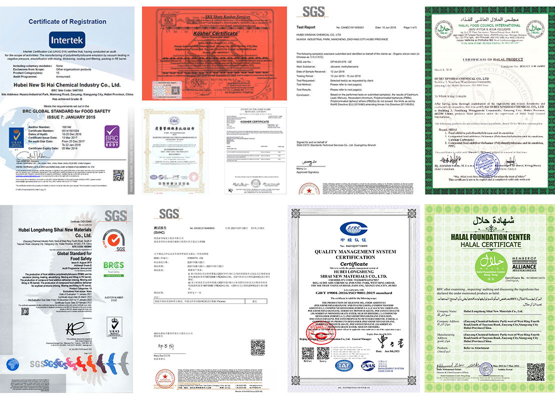 Hubei Zhuoxuanyang Certifications